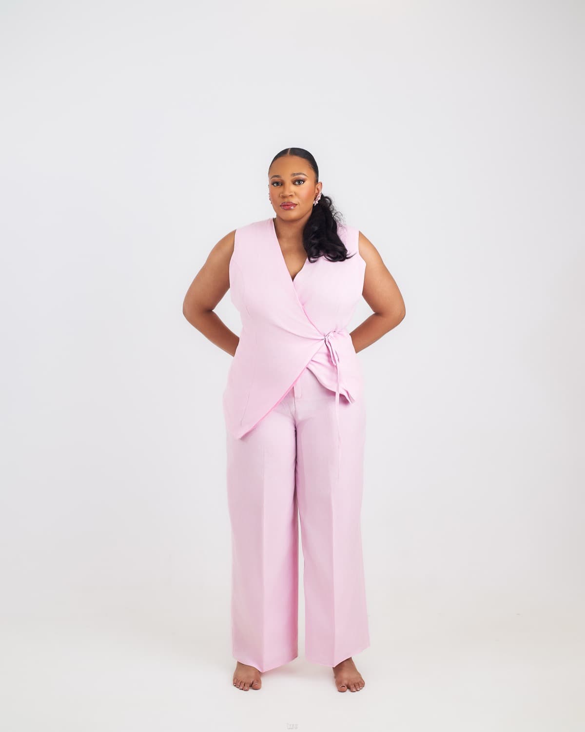 The Wide Leg Jumpsuit — Navy