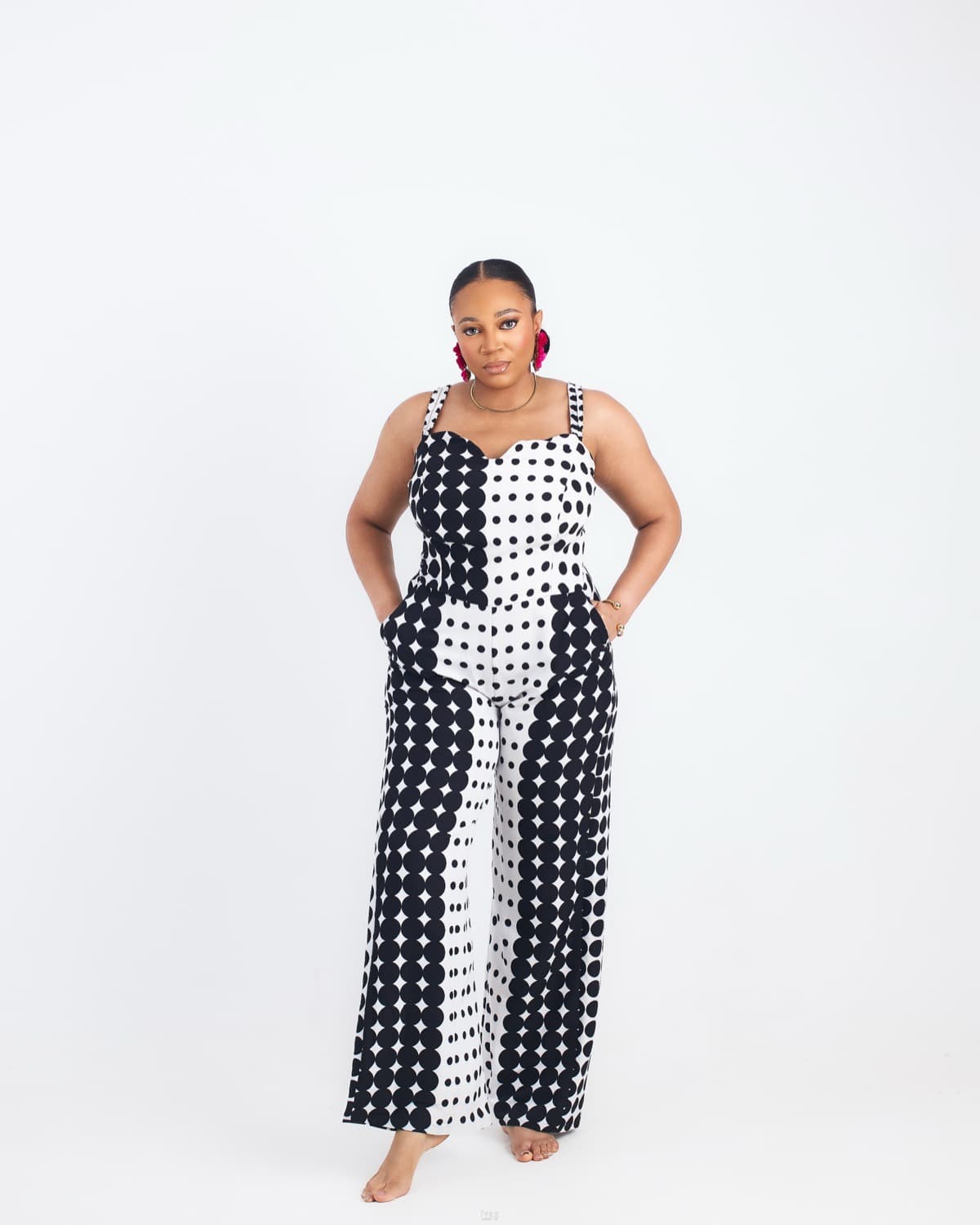 The Polka Wrap Dress